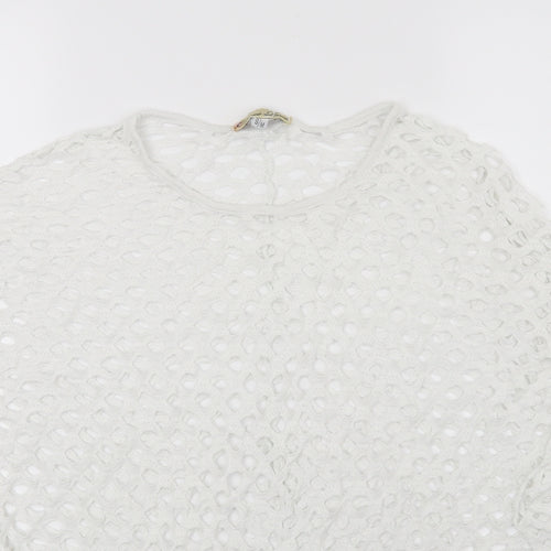 cameo Rose Womens White   Basic T-Shirt Size M