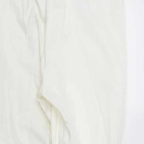 Magic Fit Womens White  Denim Bootcut Jeans Size 18 L24 in