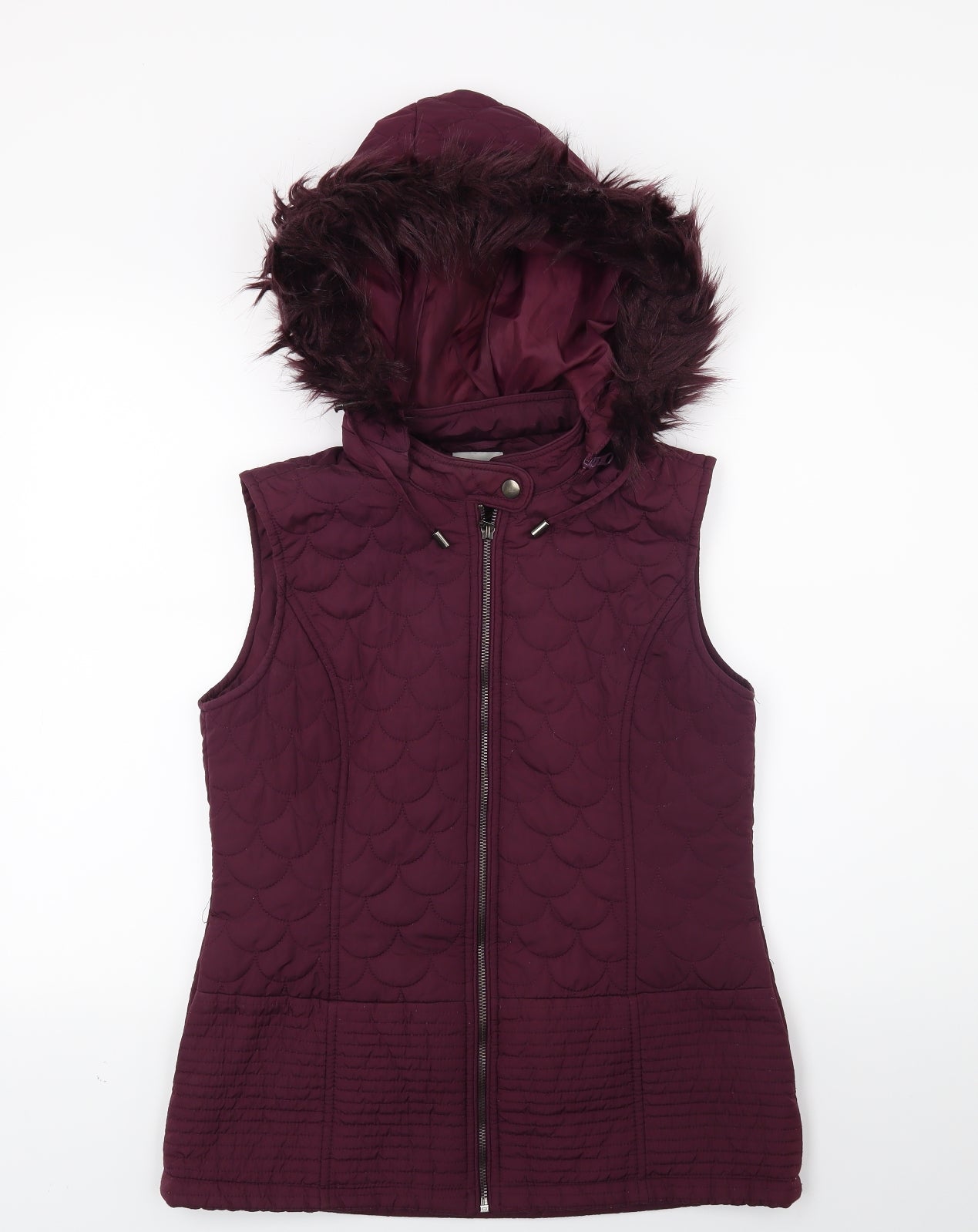 TU Womens Red   Gilet Coat Size 8