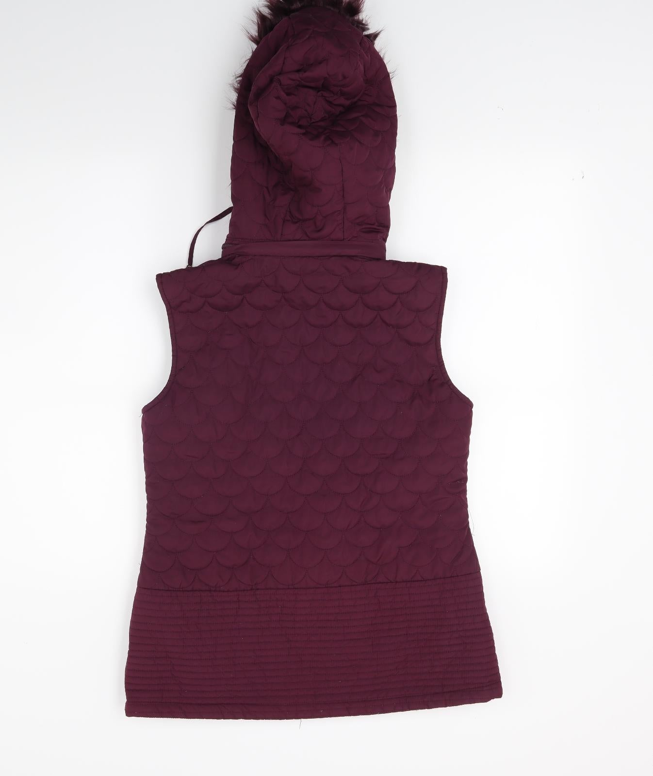 TU Womens Red   Gilet Coat Size 8