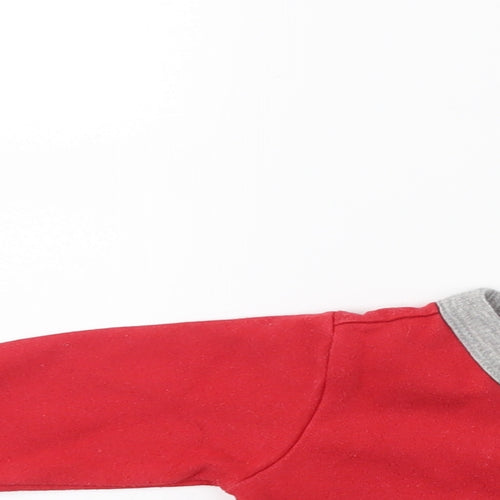 Early days Boys Red   Cardigan Jumper Size 9-12 Months  - Texas USA