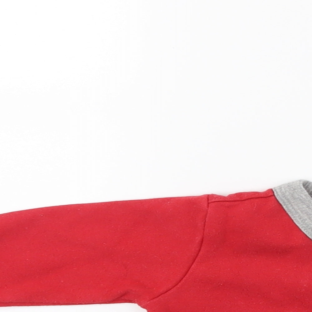 Early days Boys Red   Cardigan Jumper Size 9-12 Months  - Texas USA
