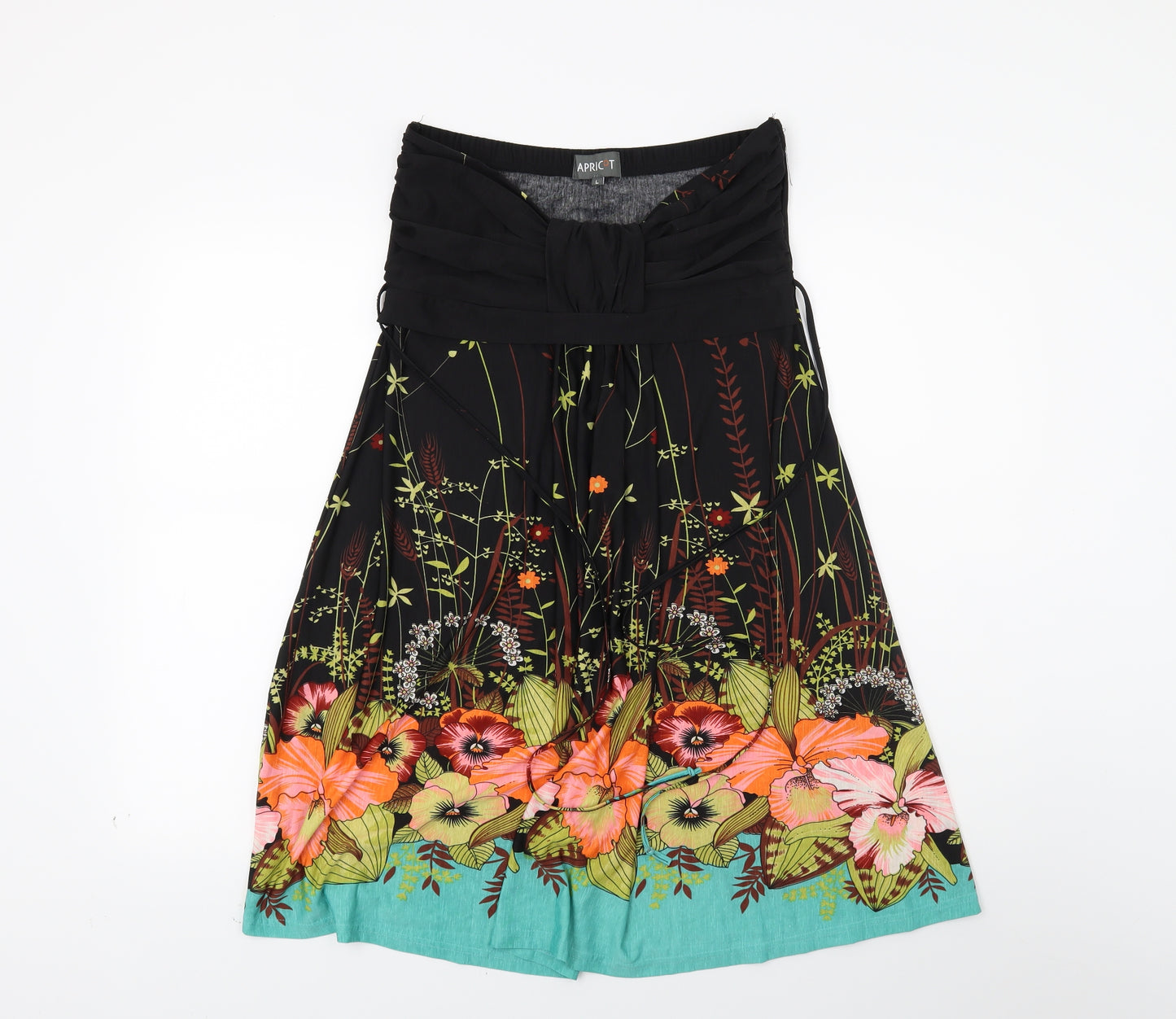 Apricot Womens Multicoloured Floral  A-Line  Size L