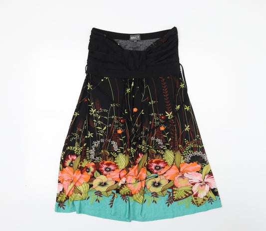 Apricot Womens Multicoloured Floral  A-Line  Size L
