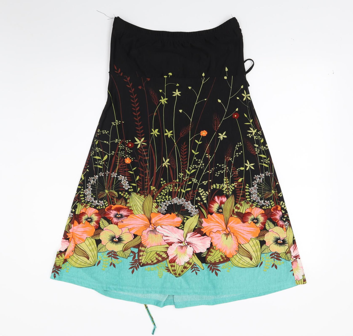 Apricot Womens Multicoloured Floral  A-Line  Size L