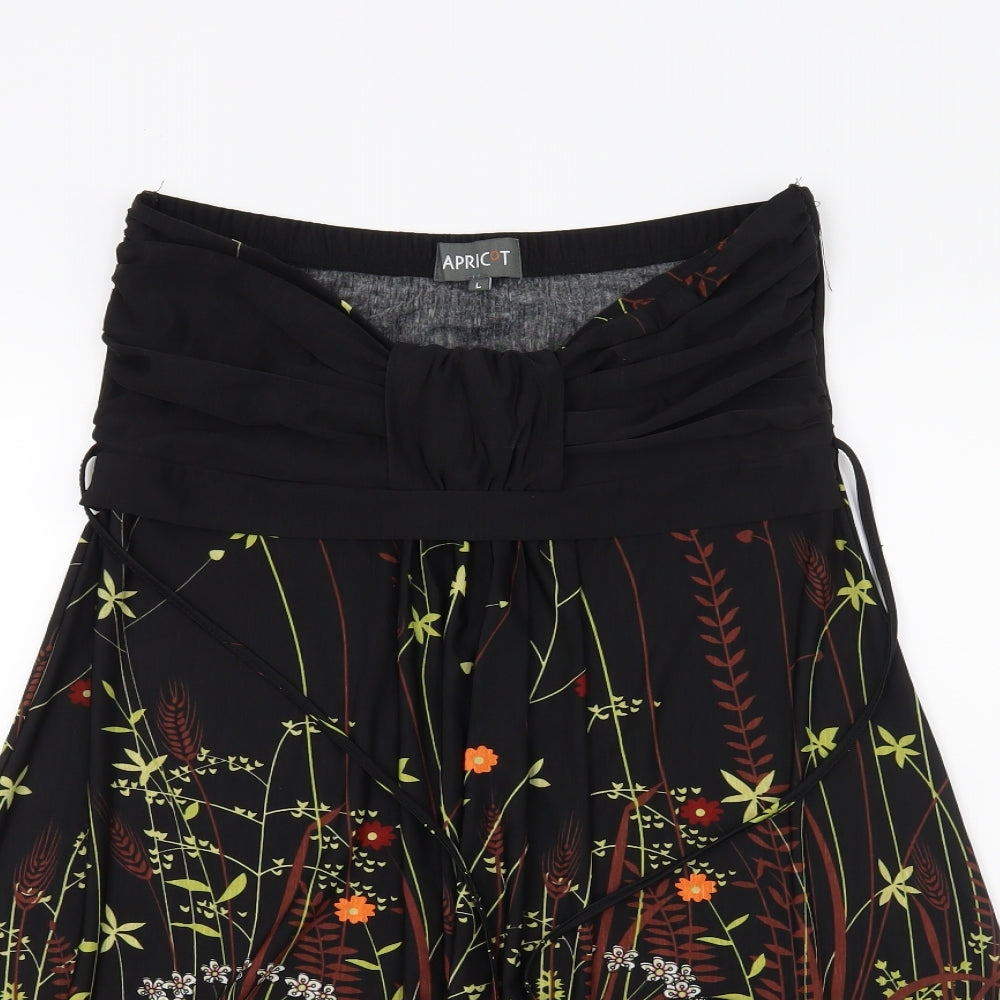 Apricot Womens Multicoloured Floral  A-Line  Size L