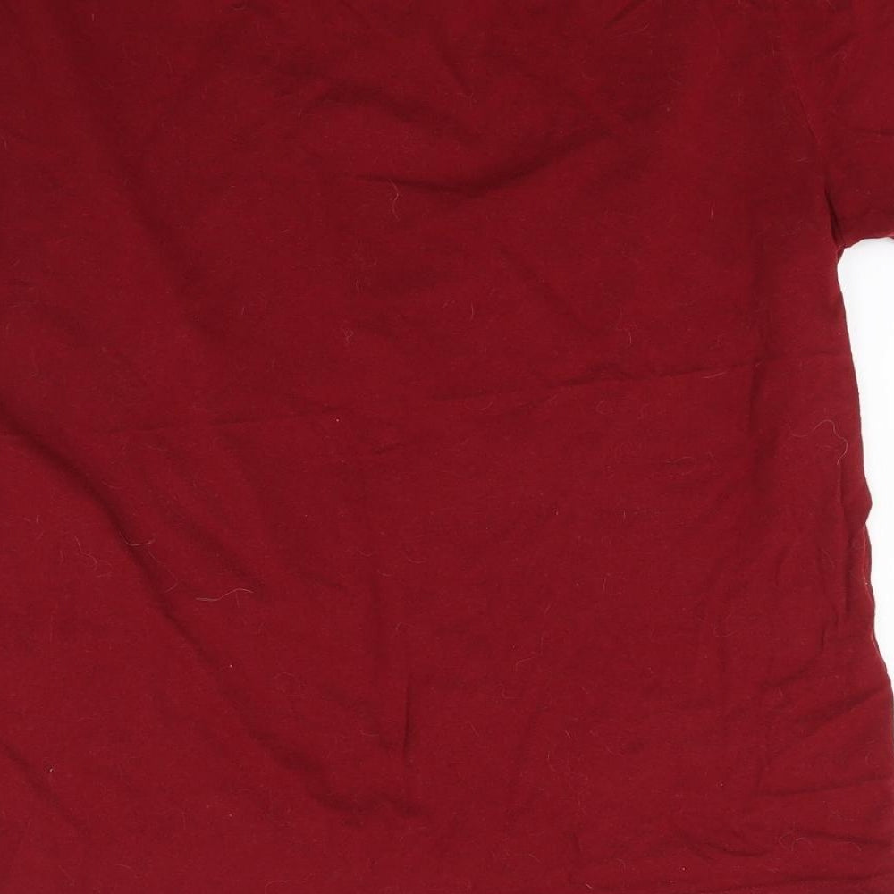 harry potter` Womens Red   Basic T-Shirt Size L  - Hogwarts