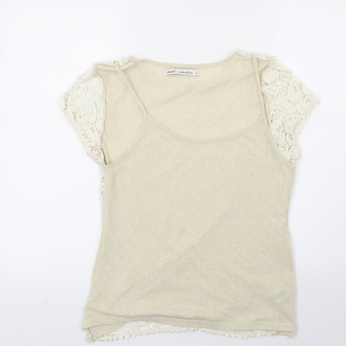 NEXT Womens Beige   Basic T-Shirt Size 12