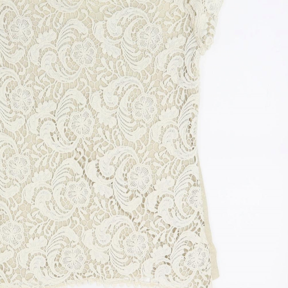 NEXT Womens Beige   Basic T-Shirt Size 12