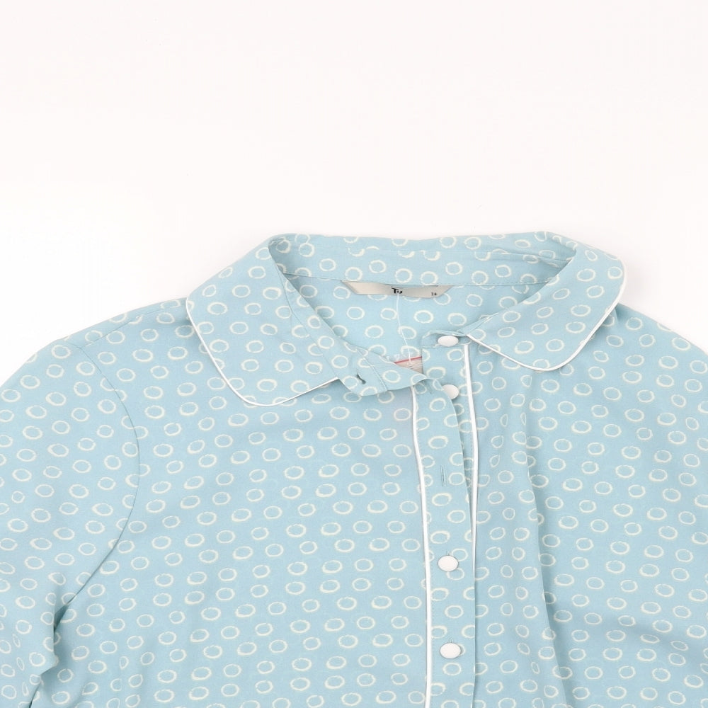 TU Womens Green   Basic Blouse Size 16