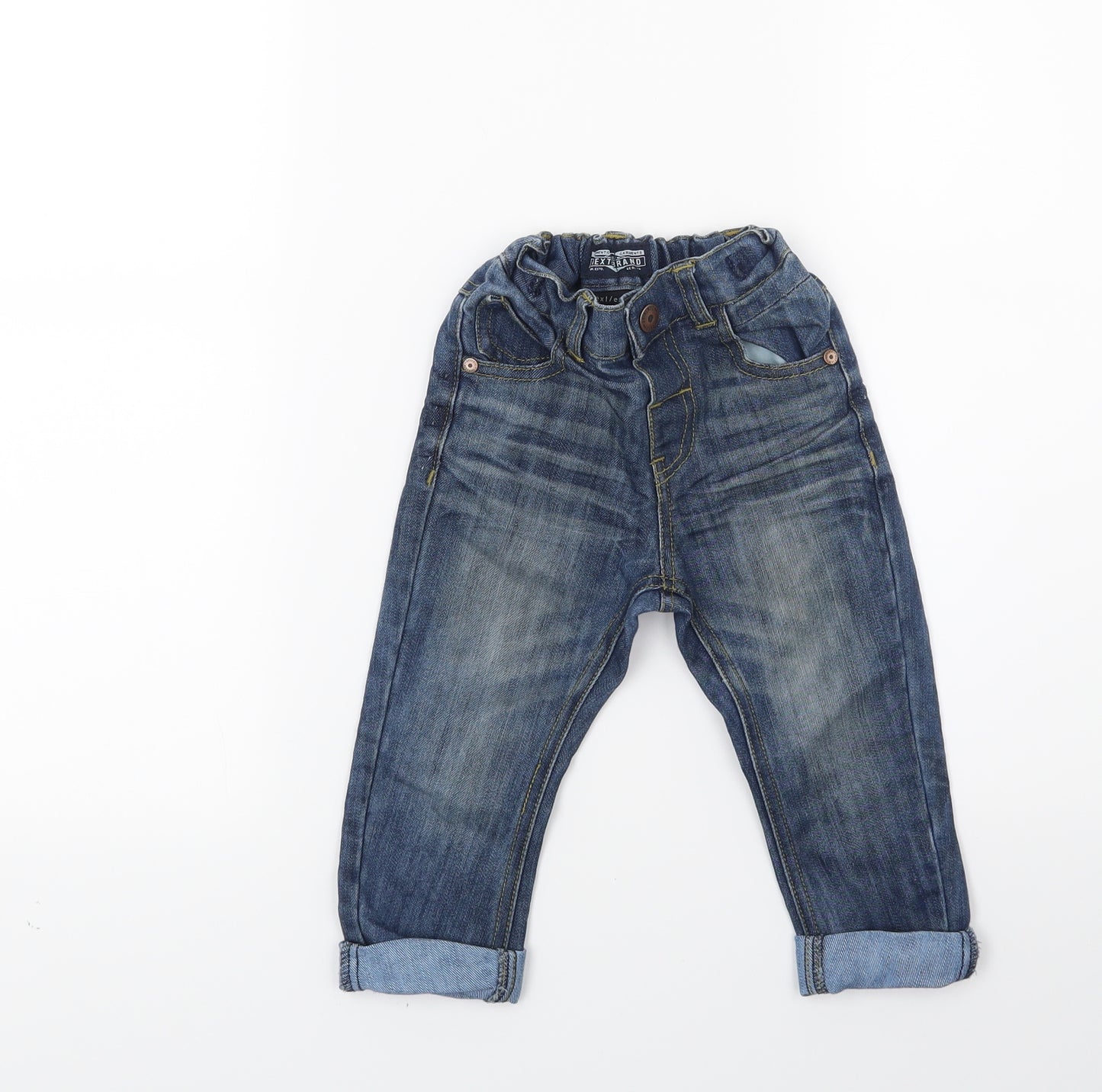 NEXT Boys Blue  Denim Straight Jeans Size 2 Years