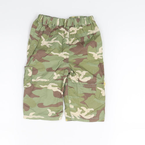 Cherokee Boys Green Camouflage  Cargo Trousers Size 3-6 Months