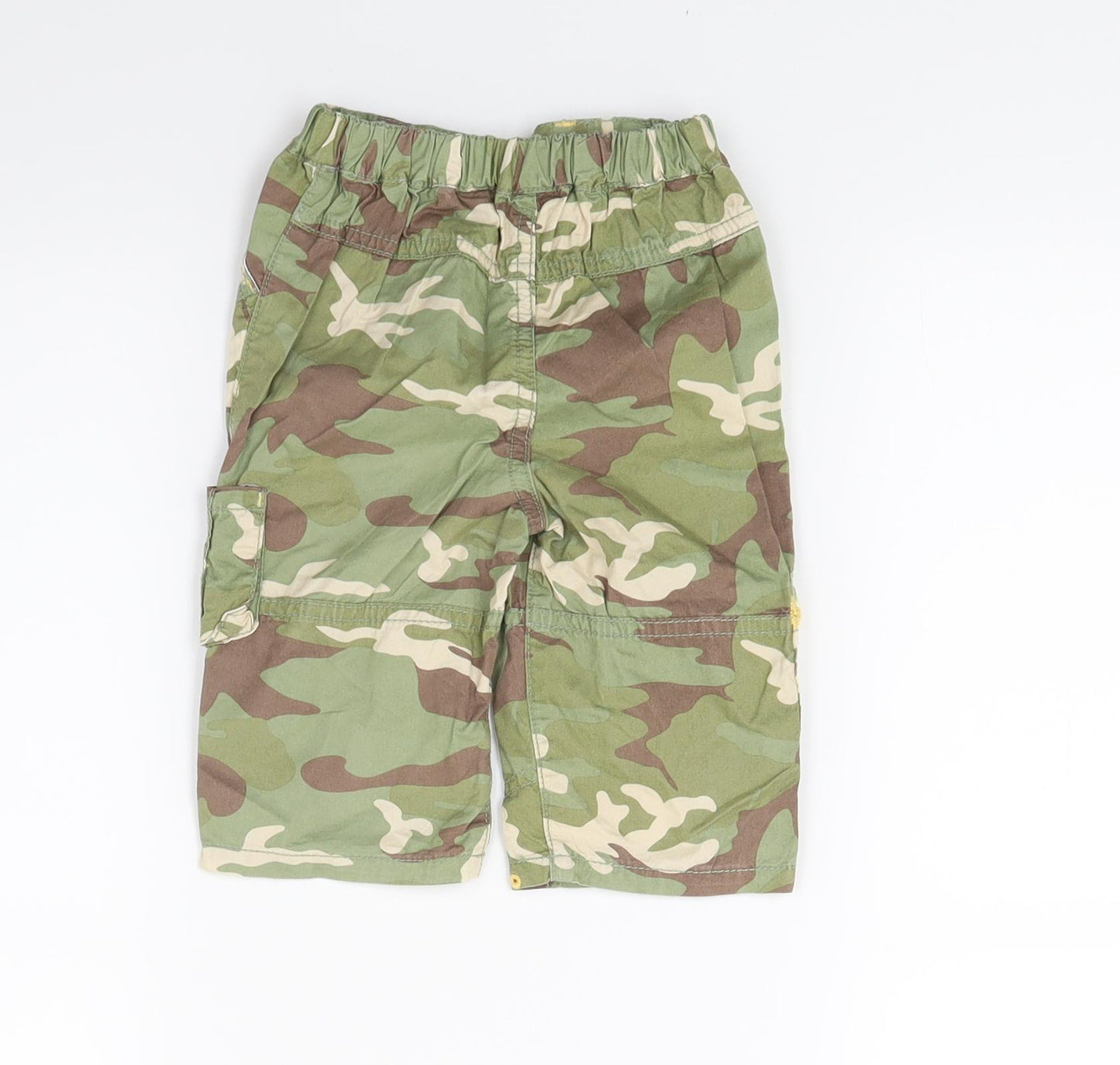 Cherokee Boys Green Camouflage  Cargo Trousers Size 3-6 Months