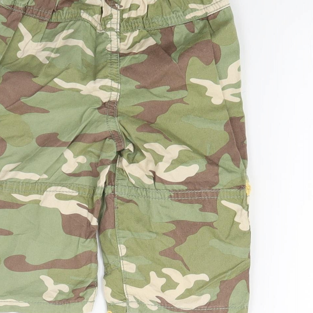 Cherokee Boys Green Camouflage  Cargo Trousers Size 3-6 Months