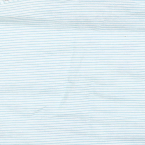 Teddy Boys Blue Striped  Basic T-Shirt Size 0-3 Months
