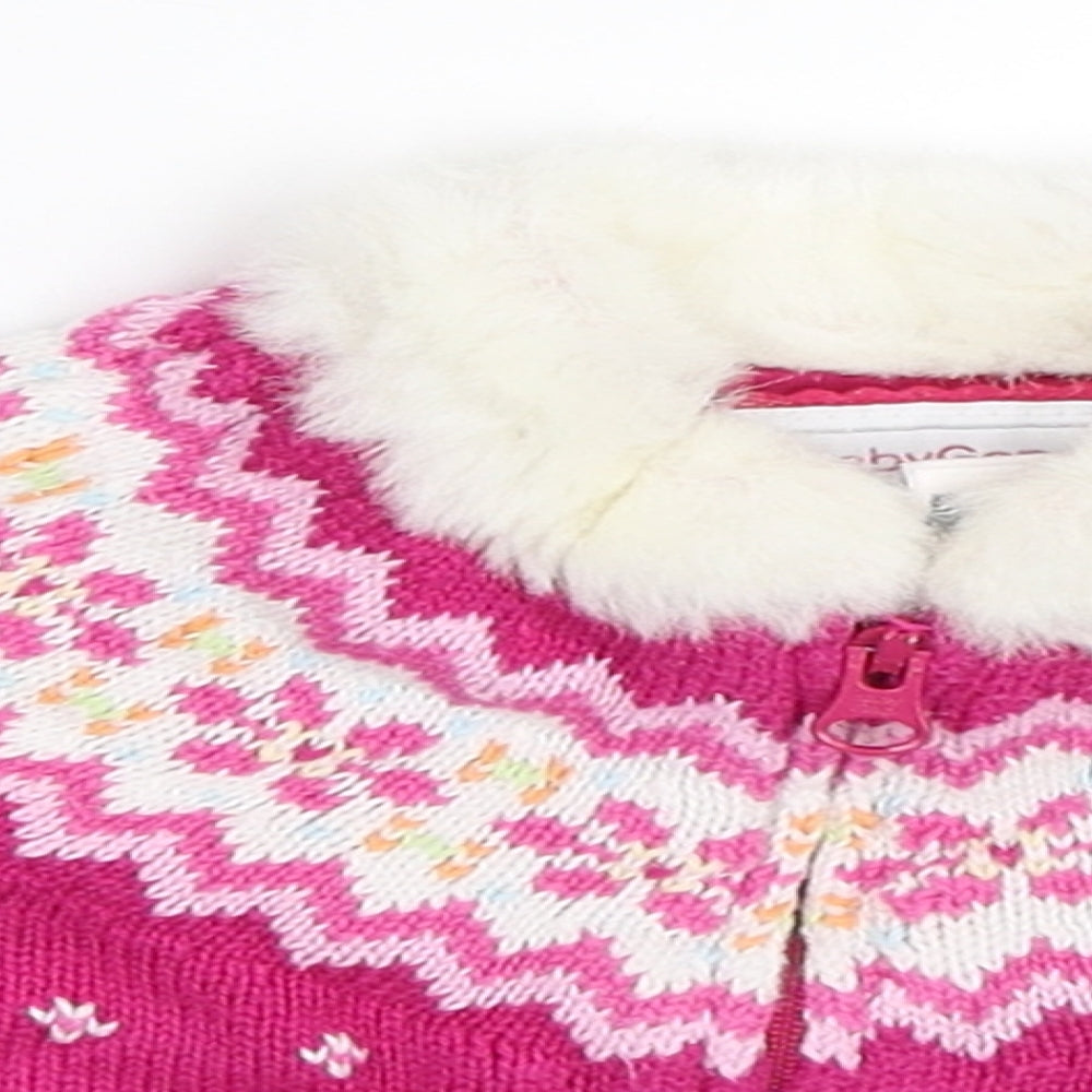 Gap Girls Pink   Jacket  Size 3-6 Months