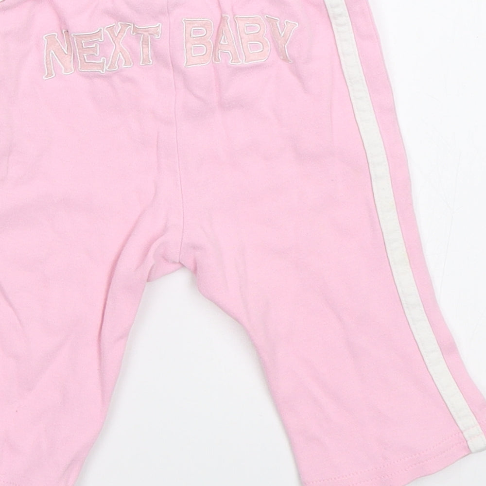 NEXT Girls Pink   Sweatpants Trousers Size Newborn