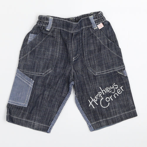 Mothercare Boys Blue  Denim Capri Jeans Size 0-3 Months