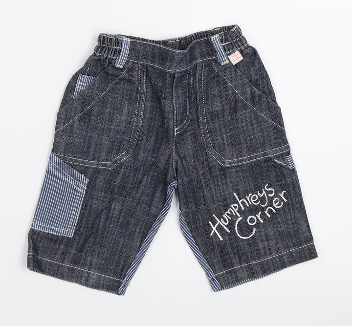 Mothercare Boys Blue Denim Capri Jeans Size 0-3 Months