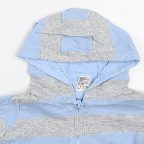 Tiny Ted Boys Blue Striped  Jacket  Size 3-6 Months