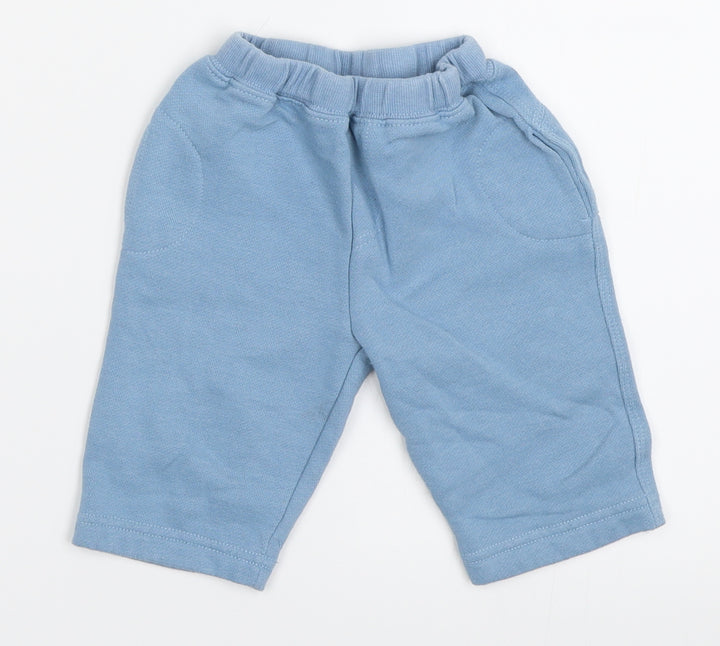 TU Boys Blue   Jogger Trousers Size 0-3 Months