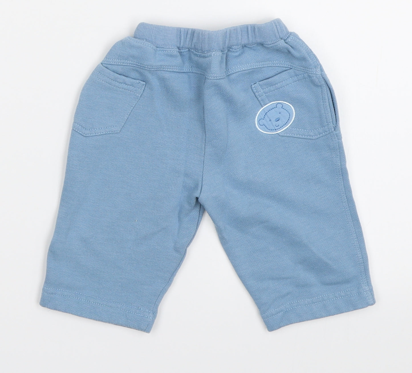 TU Boys Blue   Jogger Trousers Size 0-3 Months