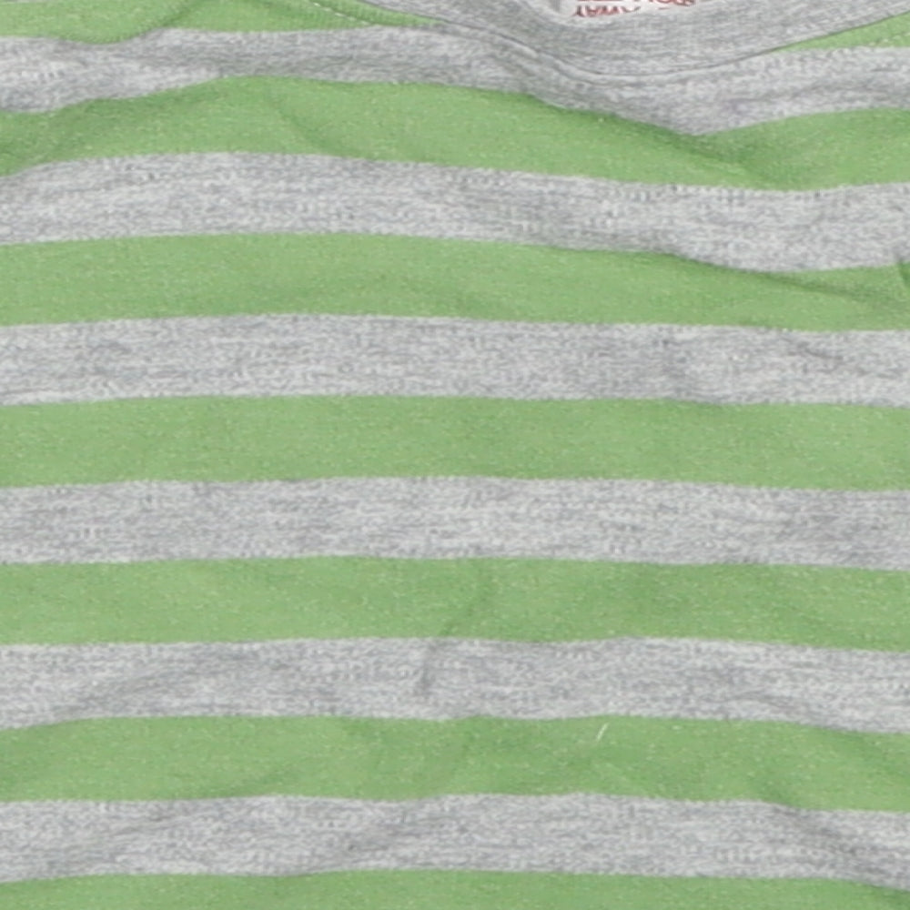 NEXT Boys Green Striped  Basic T-Shirt Size 0-3 Months