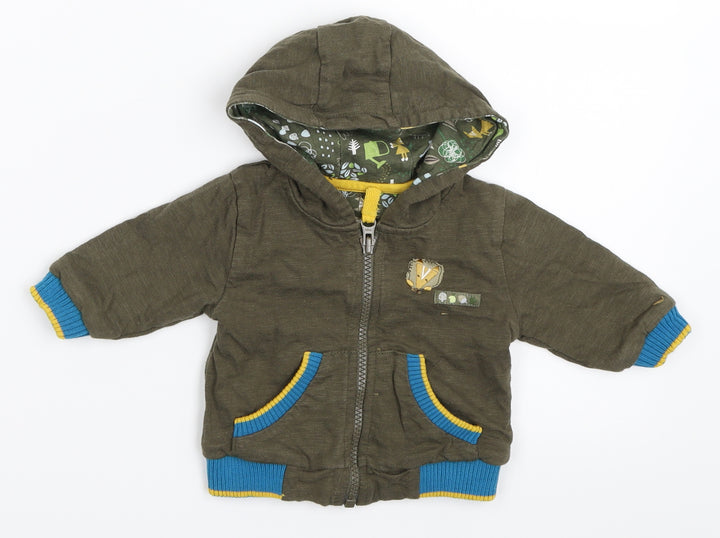 TU Boys Green Jacket Size 0-3 Months
