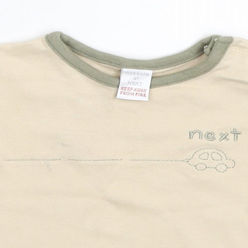 NEXT Boys Beige   Basic T-Shirt Size Newborn