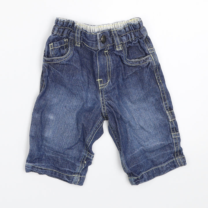 Cherokee Boys Blue Denim Capri Jeans Size 0-3 Months