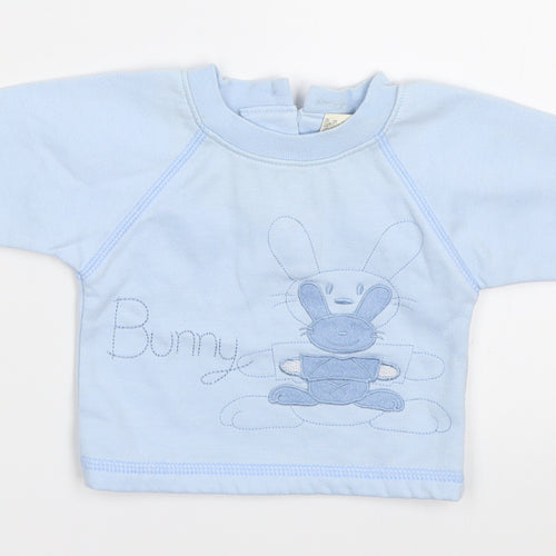 Tiny Ted Boys Blue   Basic T-Shirt Size Newborn
