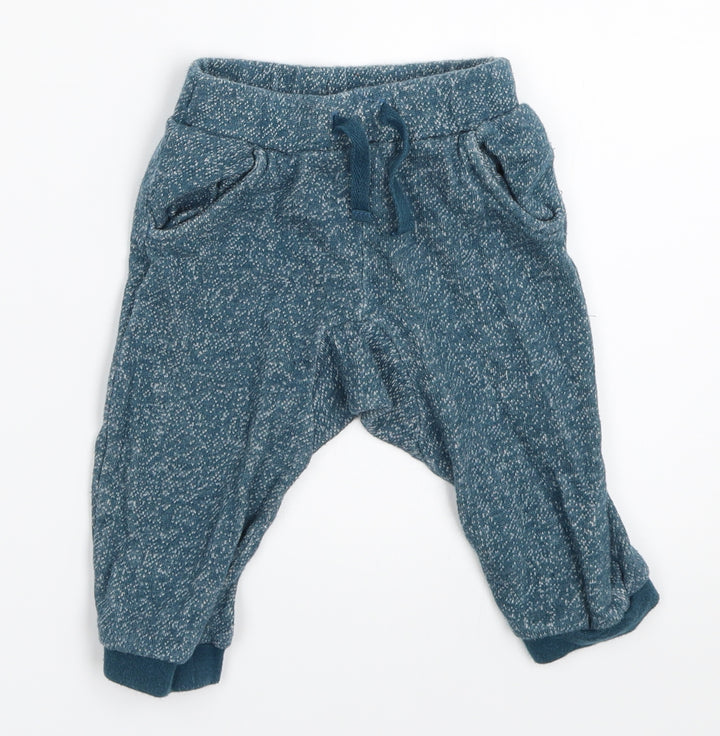 TU Boys Blue   Jogger Trousers Size 6-9 Months