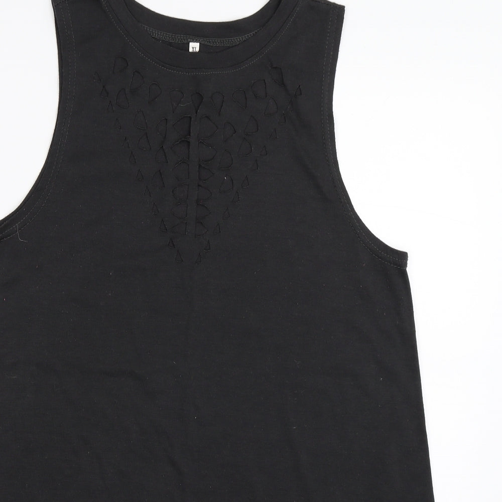 Preworn Womens Grey   Basic Tank Size XL