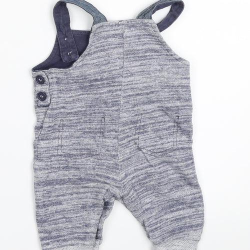 TU Boys Blue   Dungaree One-Piece Size 0-3 Months