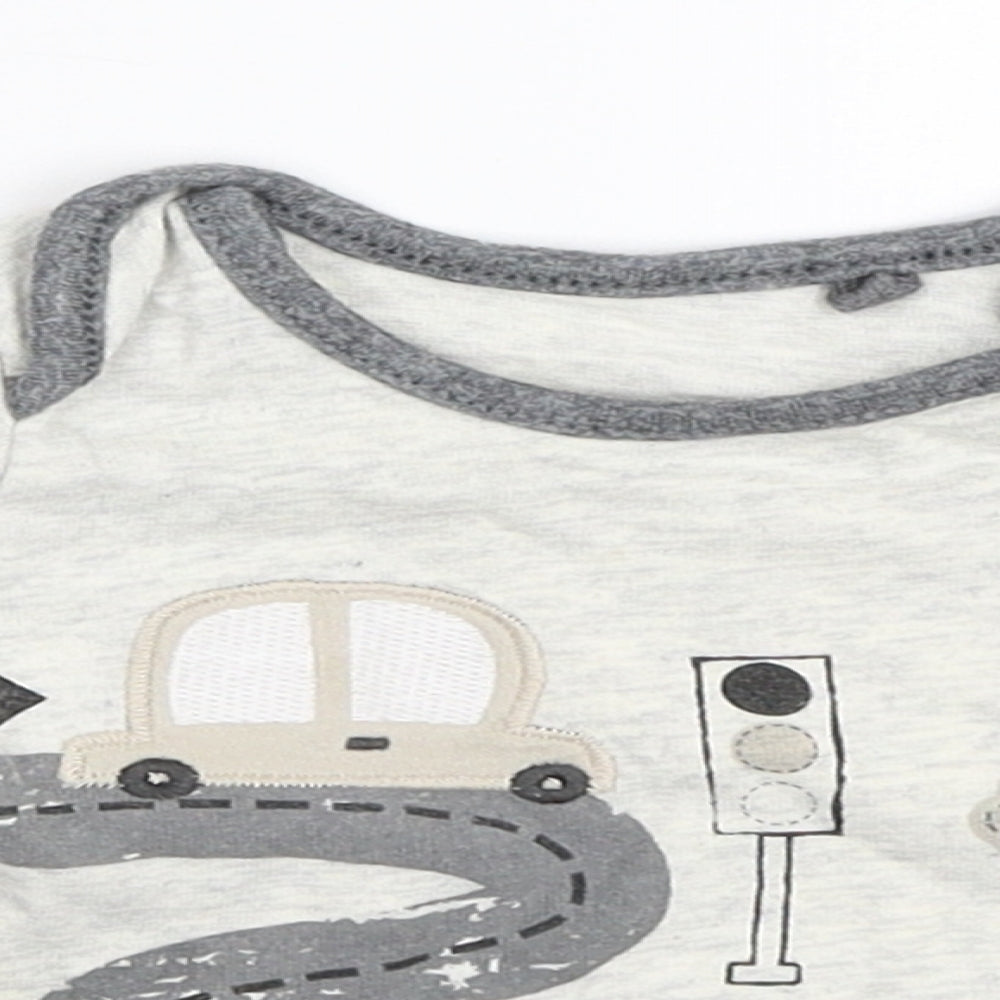 TU Boys Grey   Basic T-Shirt Size Newborn