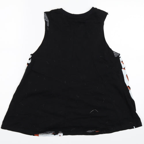 River Island Womens Black   Basic Tank Size 8