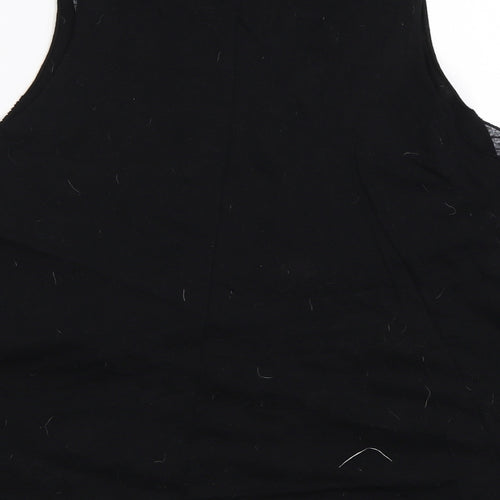 River Island Womens Black   Basic Tank Size 8