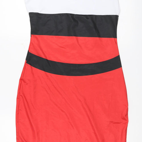 Ruiyige Womens Red   Bodycon  Size M