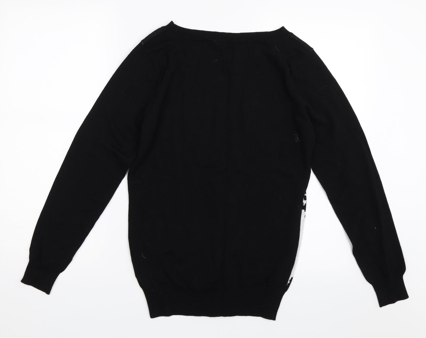 Peacocks Womens Black   Pullover Jumper Size 10