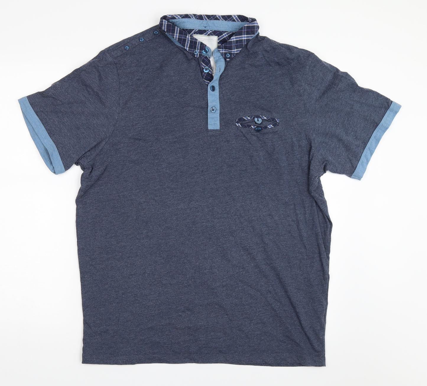 Smith & Jones Mens Blue    T-Shirt Size 2XL