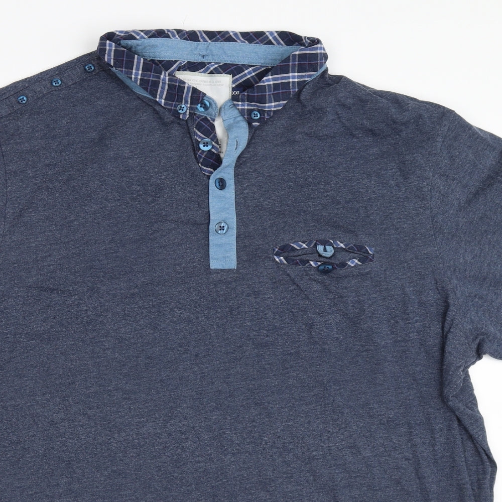 Smith & Jones Mens Blue    T-Shirt Size 2XL