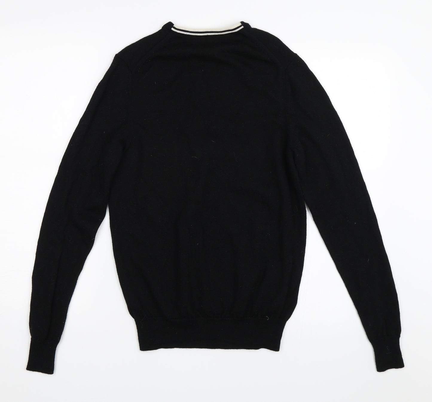 Fred Perry Mens Black   Pullover Jumper Size S