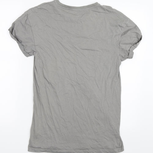 New Look Mens Grey    T-Shirt Size S