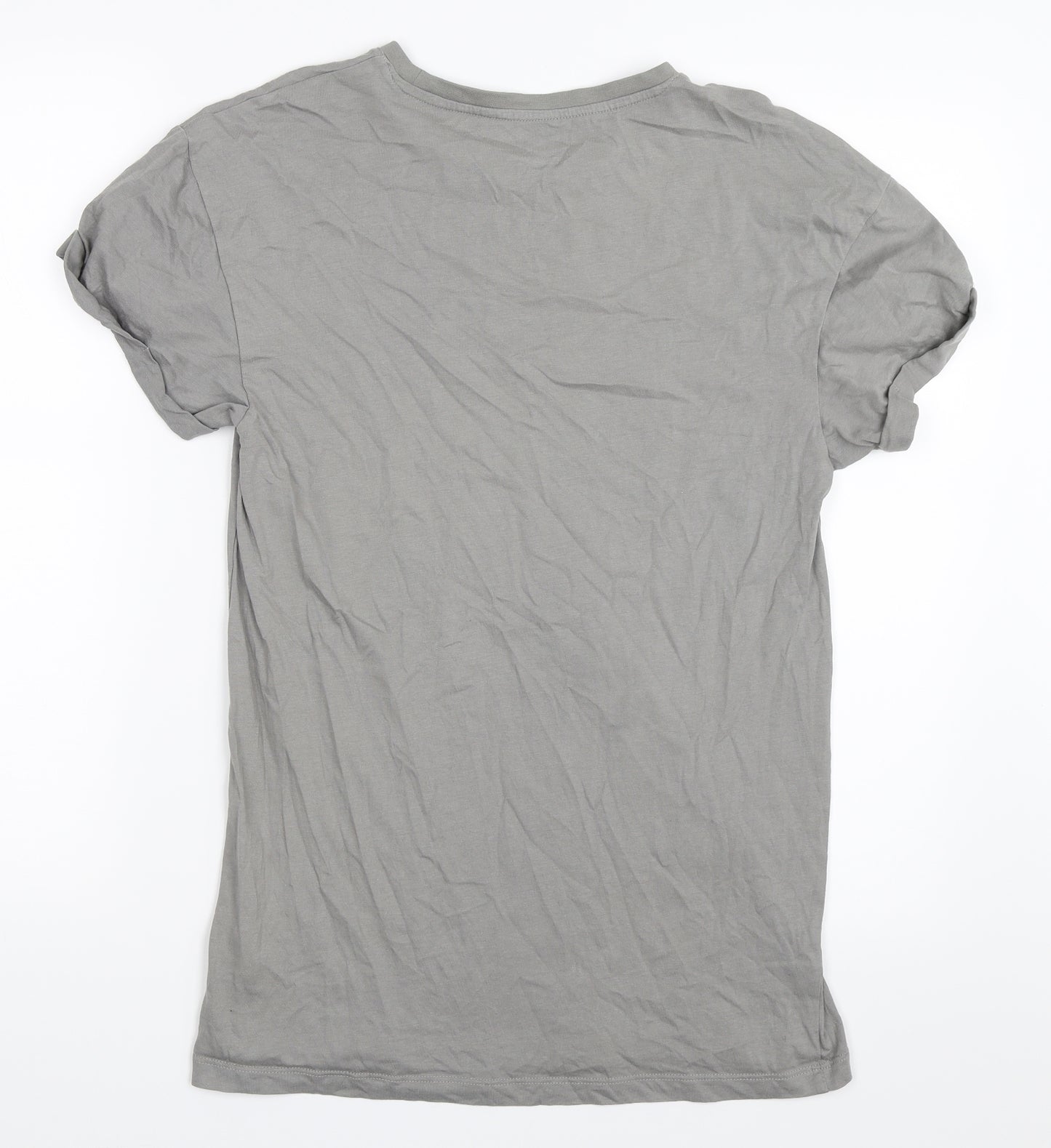 New Look Mens Grey    T-Shirt Size S