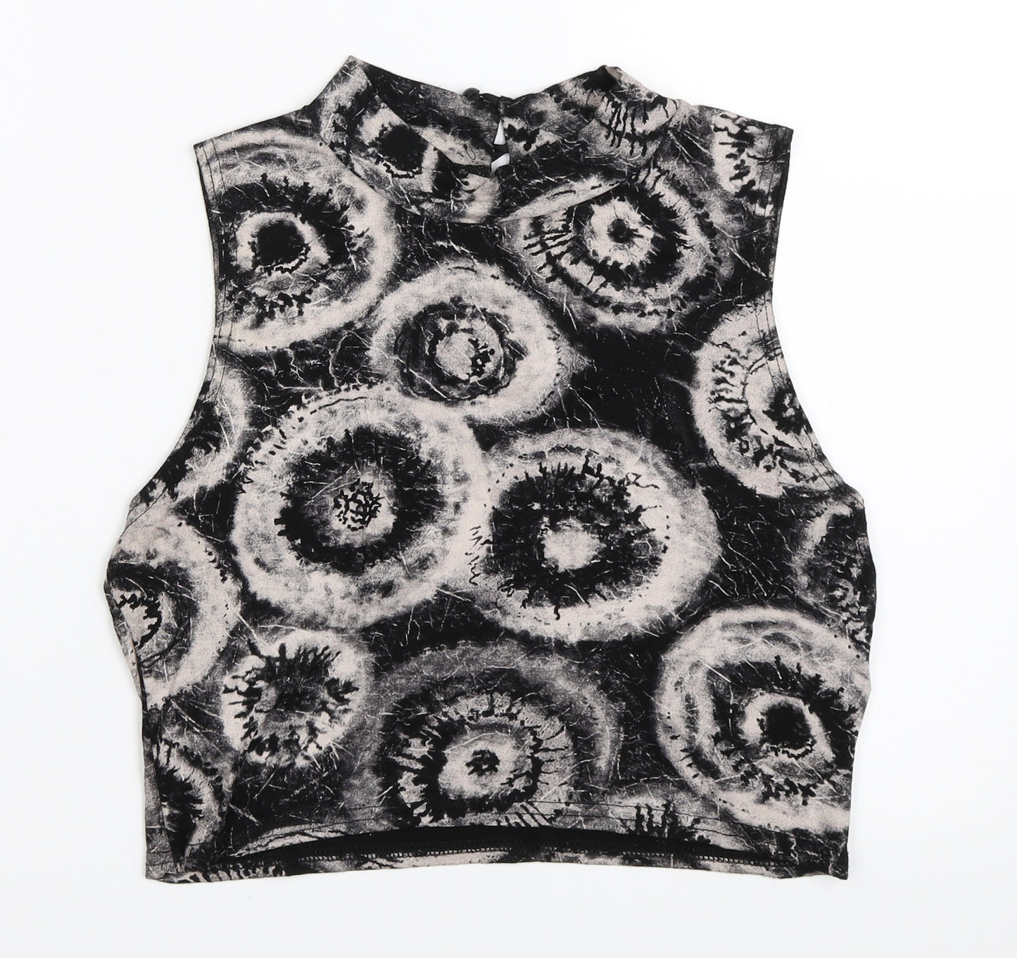 New Look Womens Black   Cropped Tank Size 16