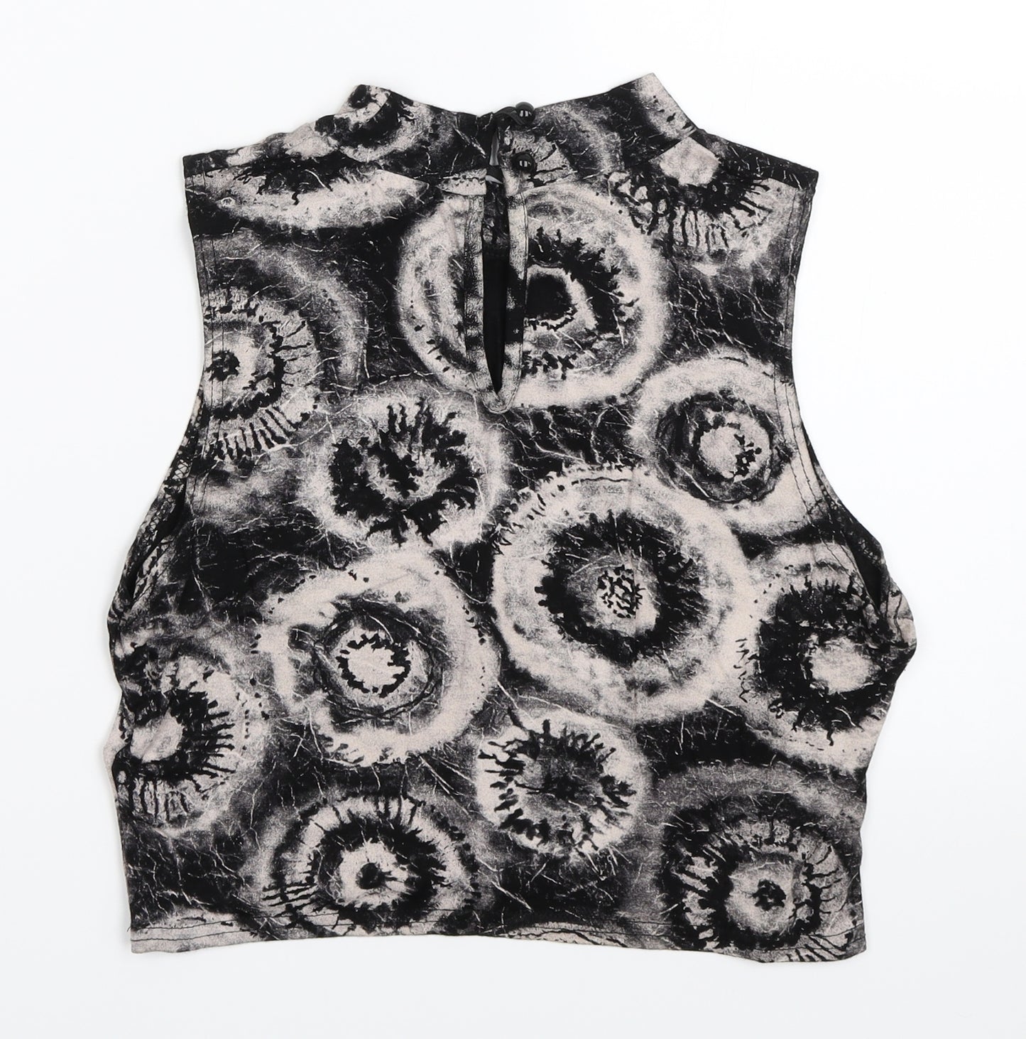 New Look Womens Black   Cropped Tank Size 16