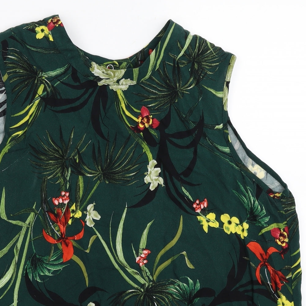 Dorothy Perkins Womens Green   Basic Blouse Size 18