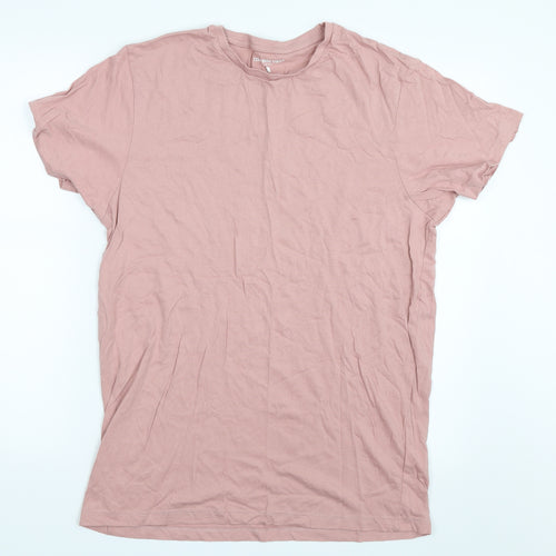 Cedar Wood State Mens Pink    T-Shirt Size L