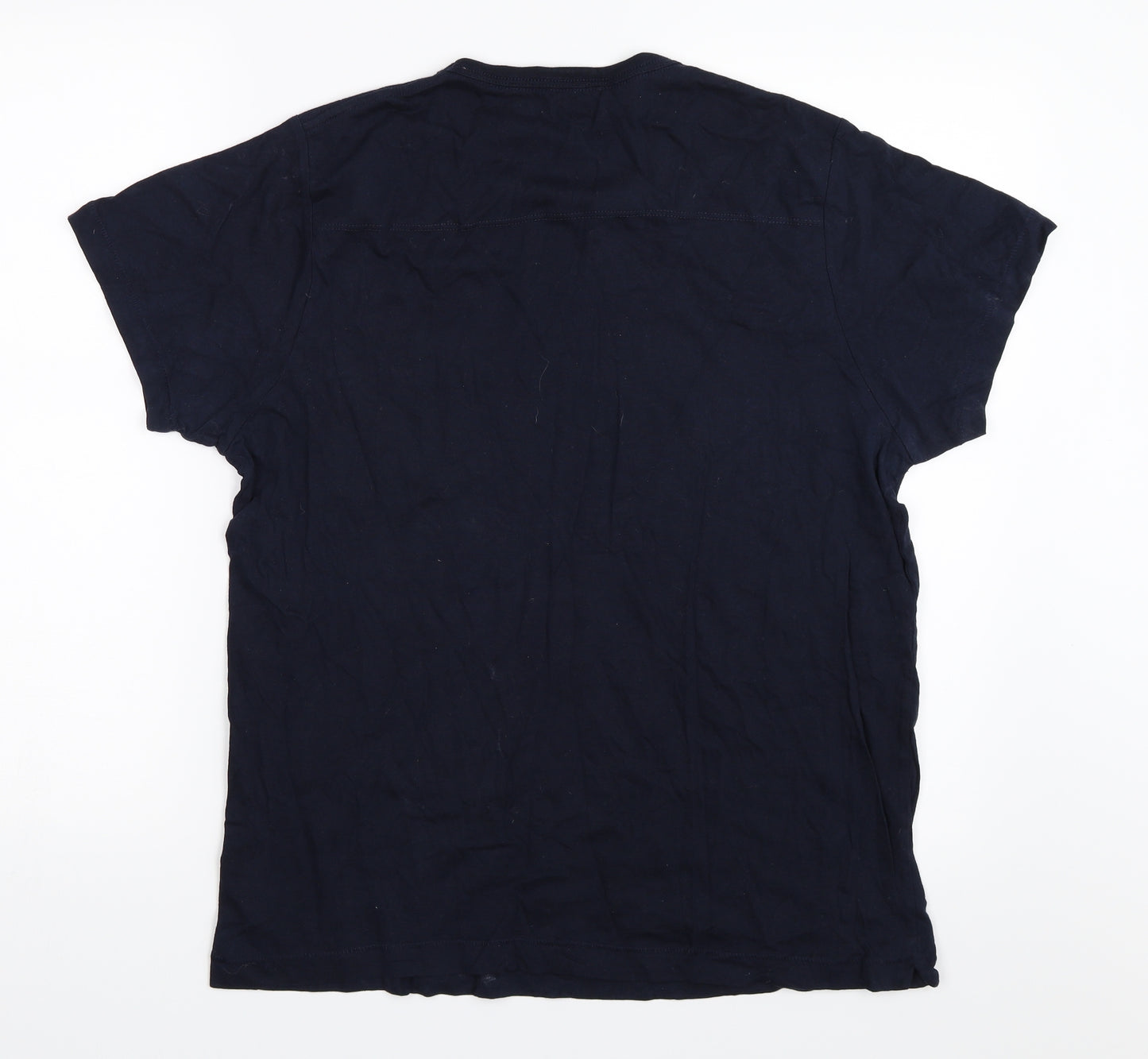 French Connection Mens Blue    T-Shirt Size L