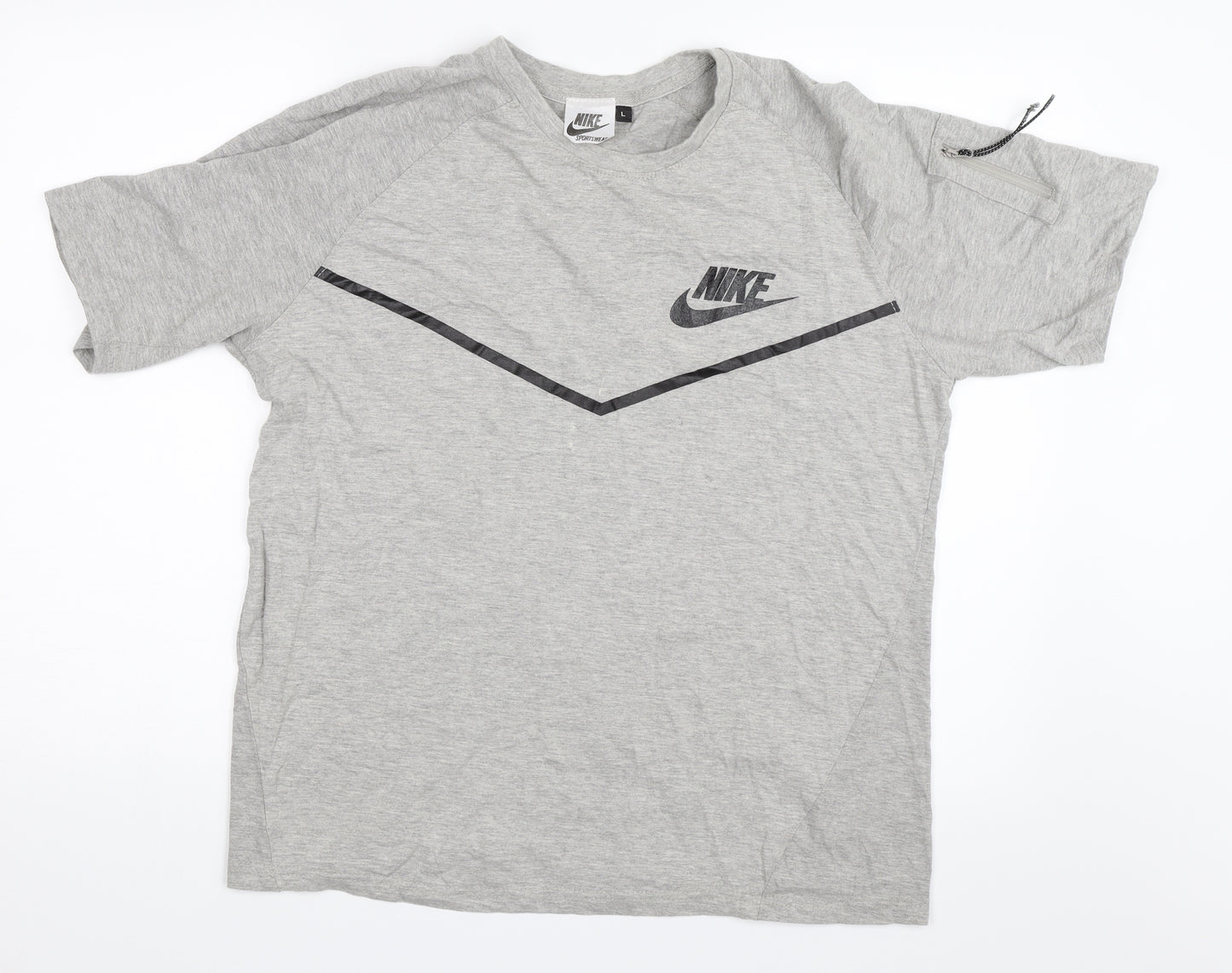Nike Mens Grey    T-Shirt Size L